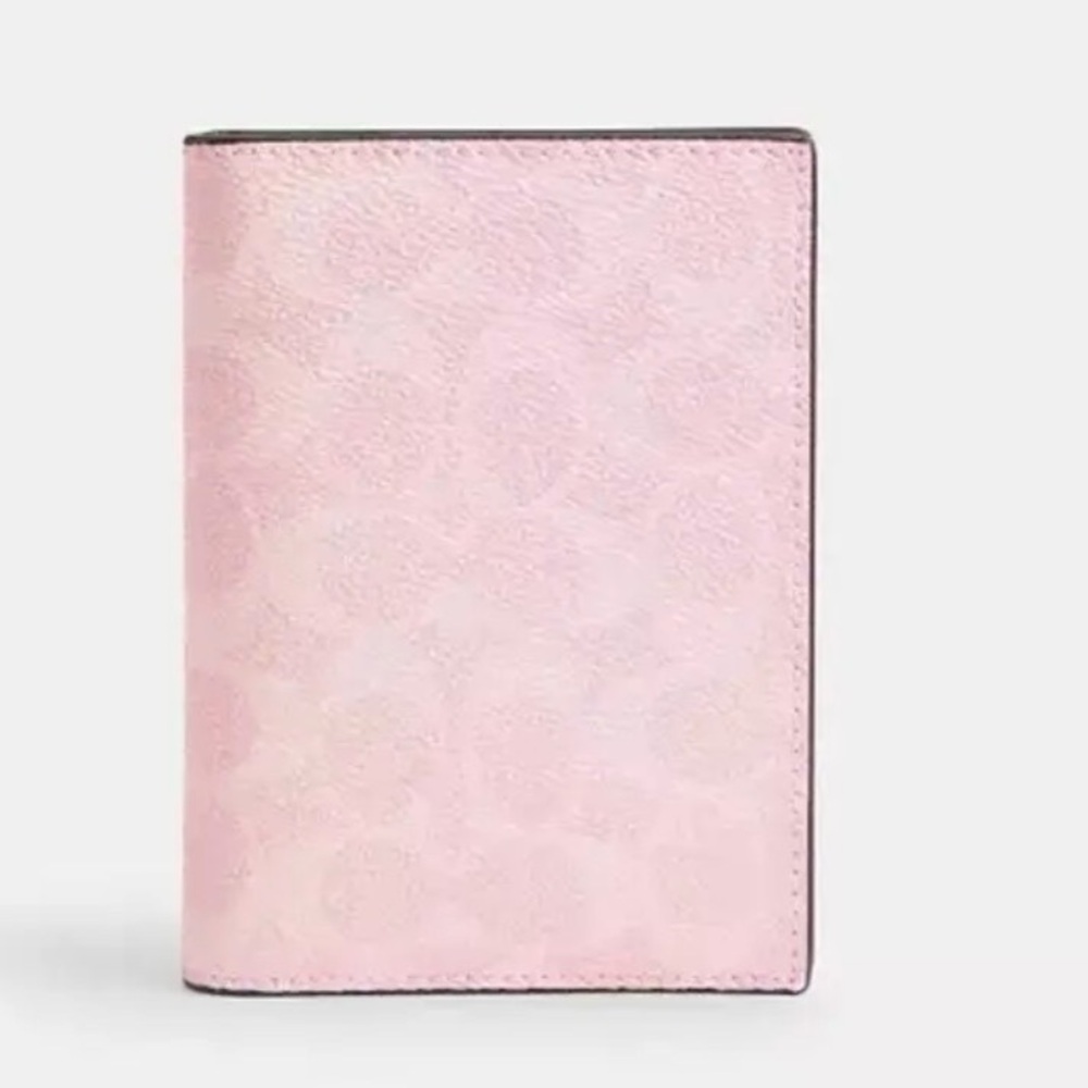 Coach Powder Pink Passport Card Case - Picture 2 of 4